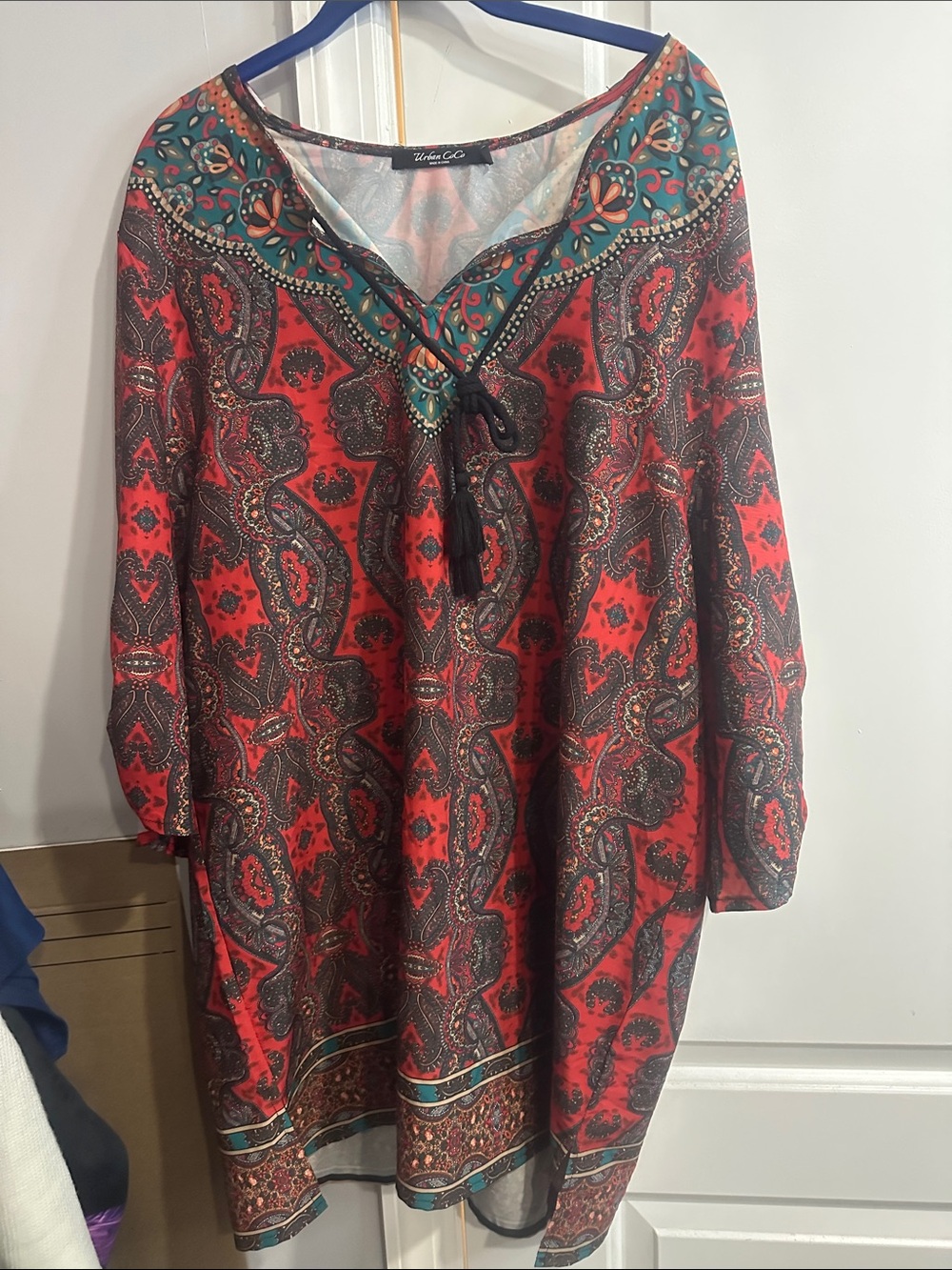 Boho mini dress